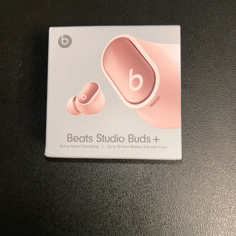 Beats Studio Buds+ Noise Canceling True Wireless In-Ear Headphones, Pink- NEW